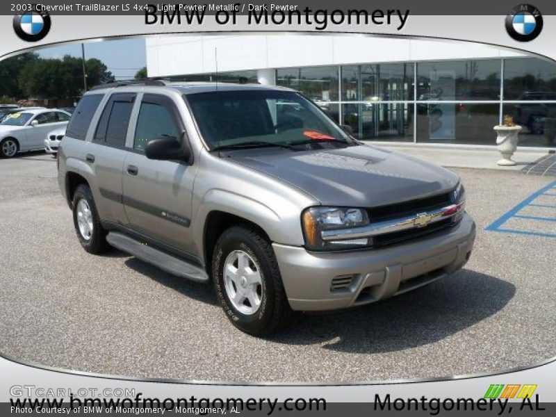 Light Pewter Metallic / Dark Pewter 2003 Chevrolet TrailBlazer LS 4x4