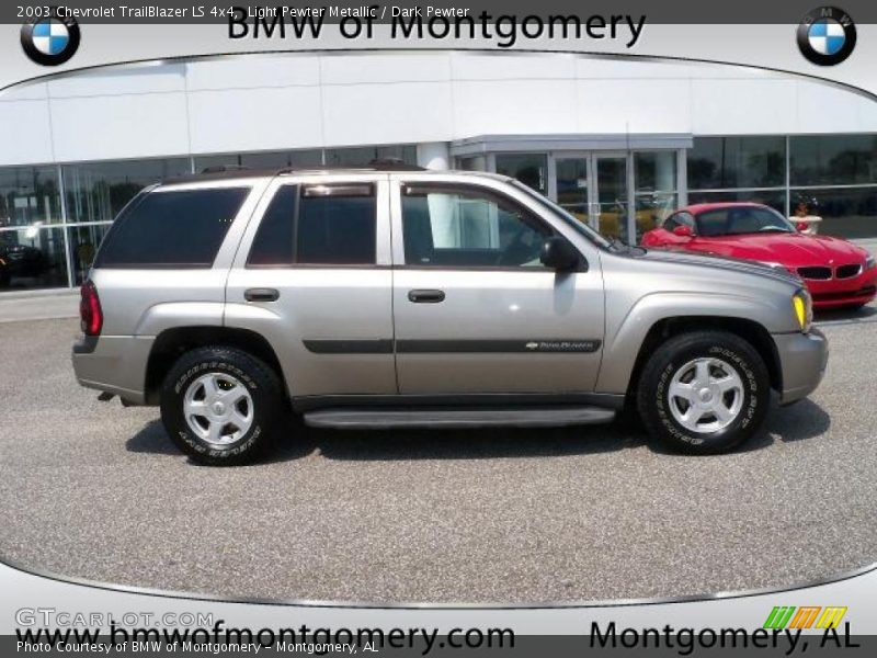 Light Pewter Metallic / Dark Pewter 2003 Chevrolet TrailBlazer LS 4x4