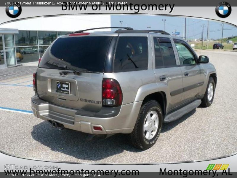 Light Pewter Metallic / Dark Pewter 2003 Chevrolet TrailBlazer LS 4x4