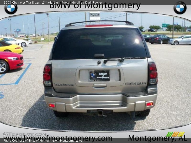 Light Pewter Metallic / Dark Pewter 2003 Chevrolet TrailBlazer LS 4x4