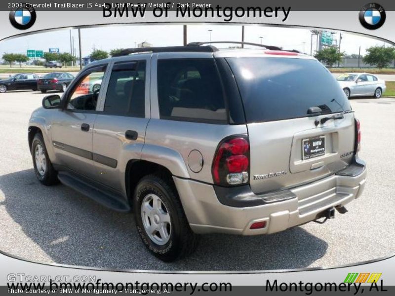 Light Pewter Metallic / Dark Pewter 2003 Chevrolet TrailBlazer LS 4x4