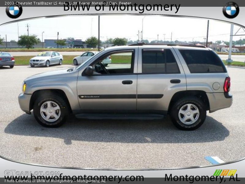 Light Pewter Metallic / Dark Pewter 2003 Chevrolet TrailBlazer LS 4x4