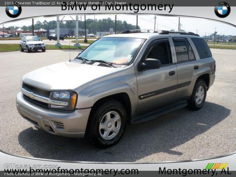 Light Pewter Metallic / Dark Pewter 2003 Chevrolet TrailBlazer LS 4x4