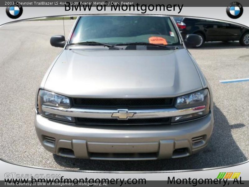 Light Pewter Metallic / Dark Pewter 2003 Chevrolet TrailBlazer LS 4x4