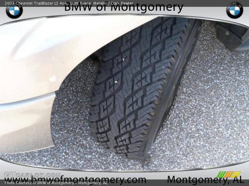 Light Pewter Metallic / Dark Pewter 2003 Chevrolet TrailBlazer LS 4x4