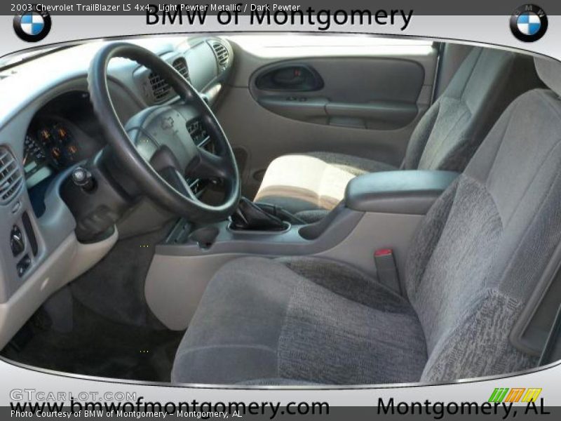 Light Pewter Metallic / Dark Pewter 2003 Chevrolet TrailBlazer LS 4x4