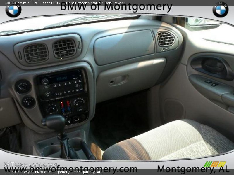 Light Pewter Metallic / Dark Pewter 2003 Chevrolet TrailBlazer LS 4x4