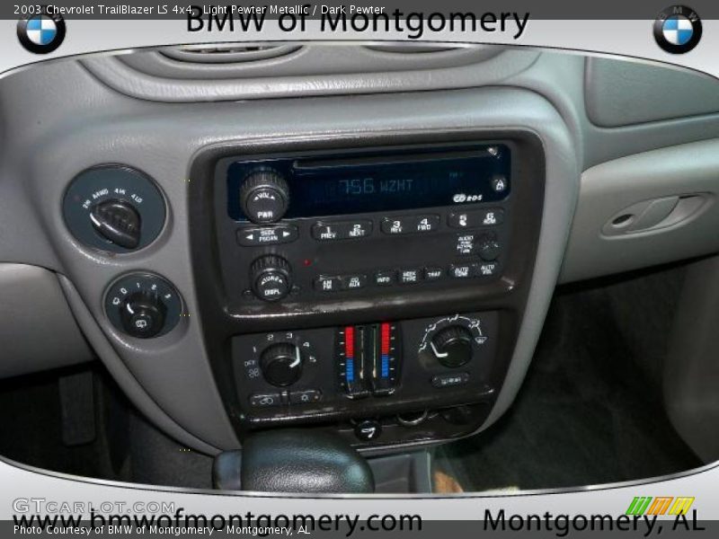 Light Pewter Metallic / Dark Pewter 2003 Chevrolet TrailBlazer LS 4x4