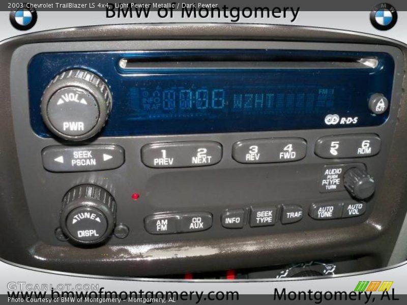 Light Pewter Metallic / Dark Pewter 2003 Chevrolet TrailBlazer LS 4x4