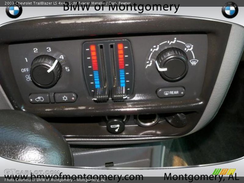 Light Pewter Metallic / Dark Pewter 2003 Chevrolet TrailBlazer LS 4x4