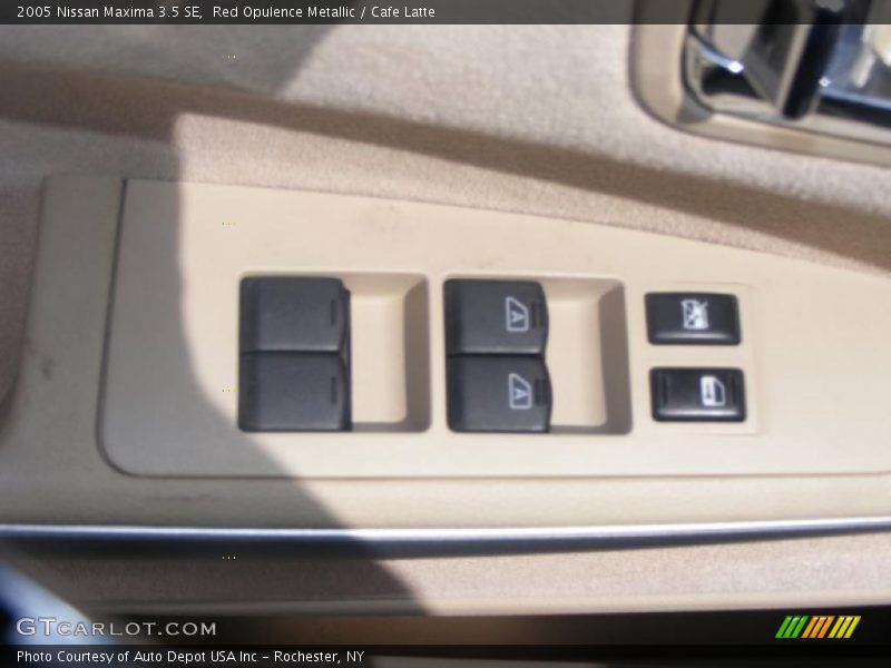 Red Opulence Metallic / Cafe Latte 2005 Nissan Maxima 3.5 SE