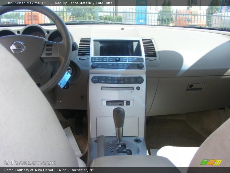 Red Opulence Metallic / Cafe Latte 2005 Nissan Maxima 3.5 SE