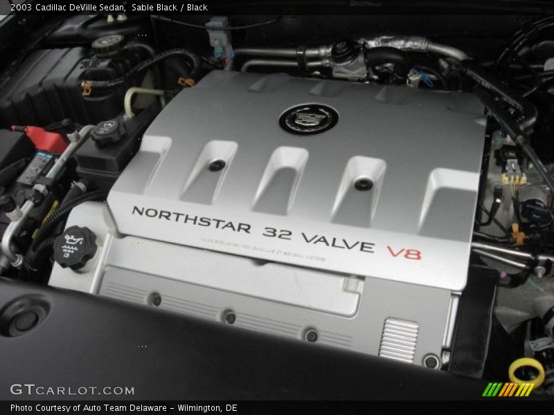Sable Black / Black 2003 Cadillac DeVille Sedan