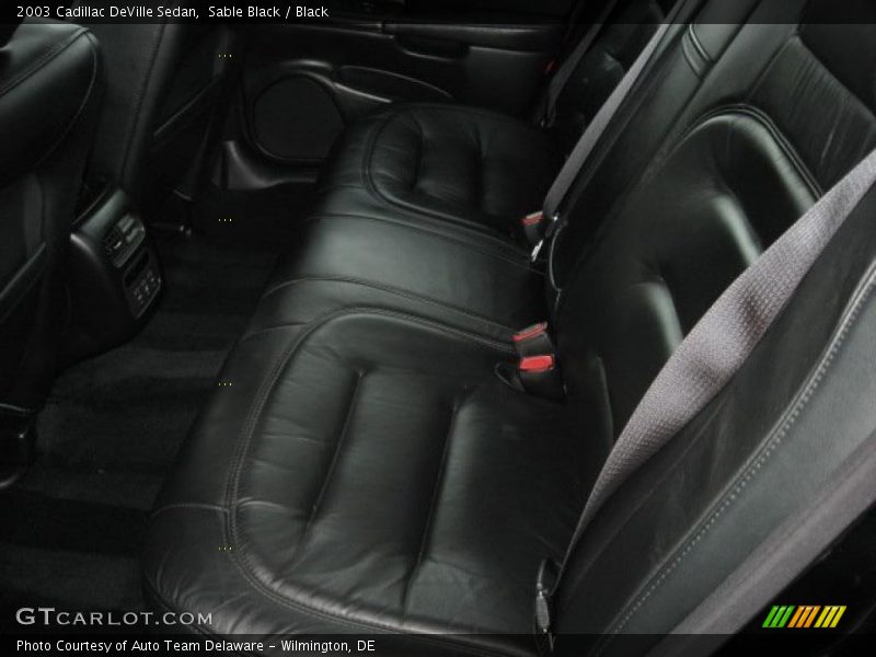 Sable Black / Black 2003 Cadillac DeVille Sedan