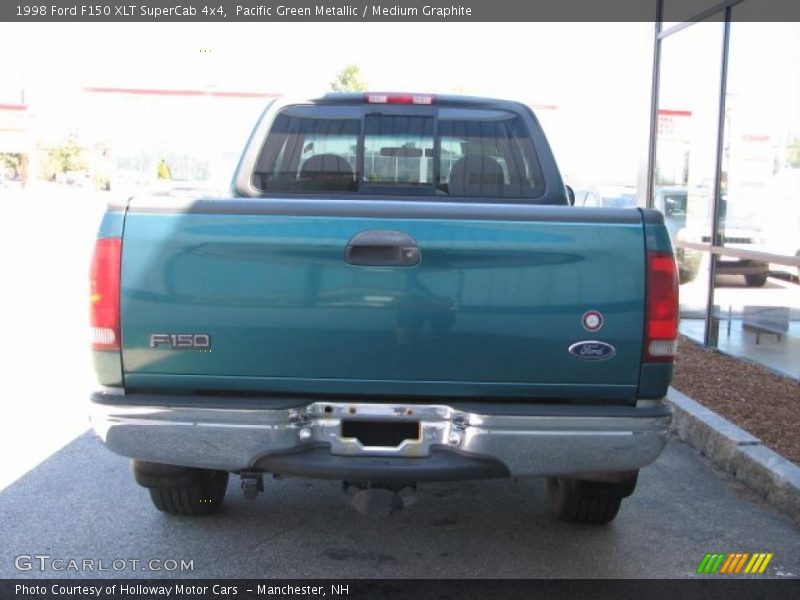 Pacific Green Metallic / Medium Graphite 1998 Ford F150 XLT SuperCab 4x4