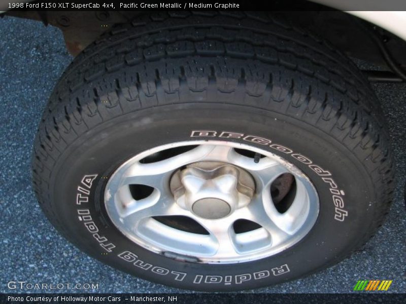 Pacific Green Metallic / Medium Graphite 1998 Ford F150 XLT SuperCab 4x4