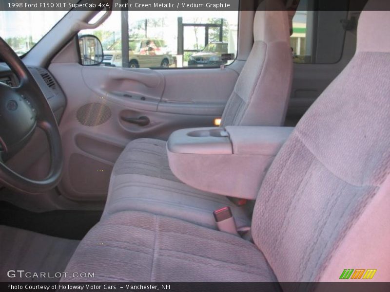 Pacific Green Metallic / Medium Graphite 1998 Ford F150 XLT SuperCab 4x4
