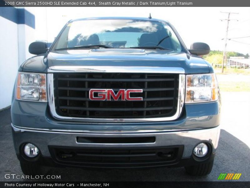 Stealth Gray Metallic / Dark Titanium/Light Titanium 2008 GMC Sierra 2500HD SLE Extended Cab 4x4