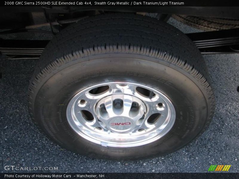 Stealth Gray Metallic / Dark Titanium/Light Titanium 2008 GMC Sierra 2500HD SLE Extended Cab 4x4