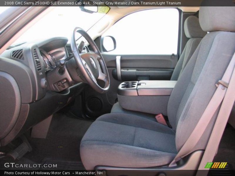 Stealth Gray Metallic / Dark Titanium/Light Titanium 2008 GMC Sierra 2500HD SLE Extended Cab 4x4