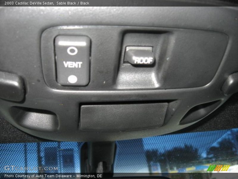 Sable Black / Black 2003 Cadillac DeVille Sedan