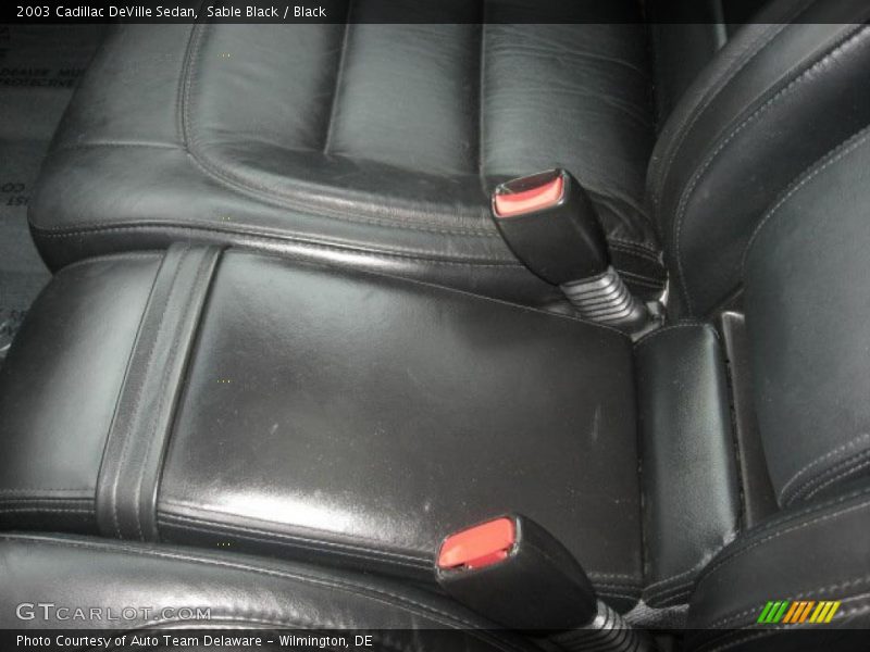 Sable Black / Black 2003 Cadillac DeVille Sedan