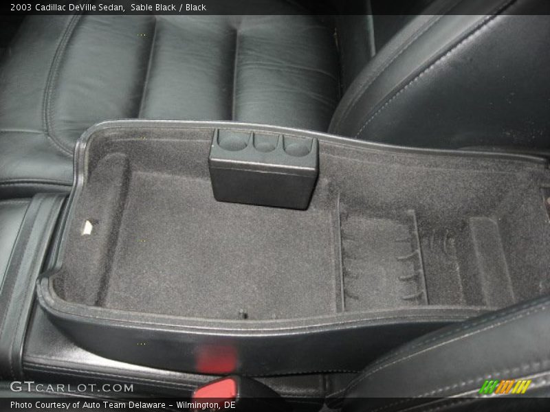 Sable Black / Black 2003 Cadillac DeVille Sedan