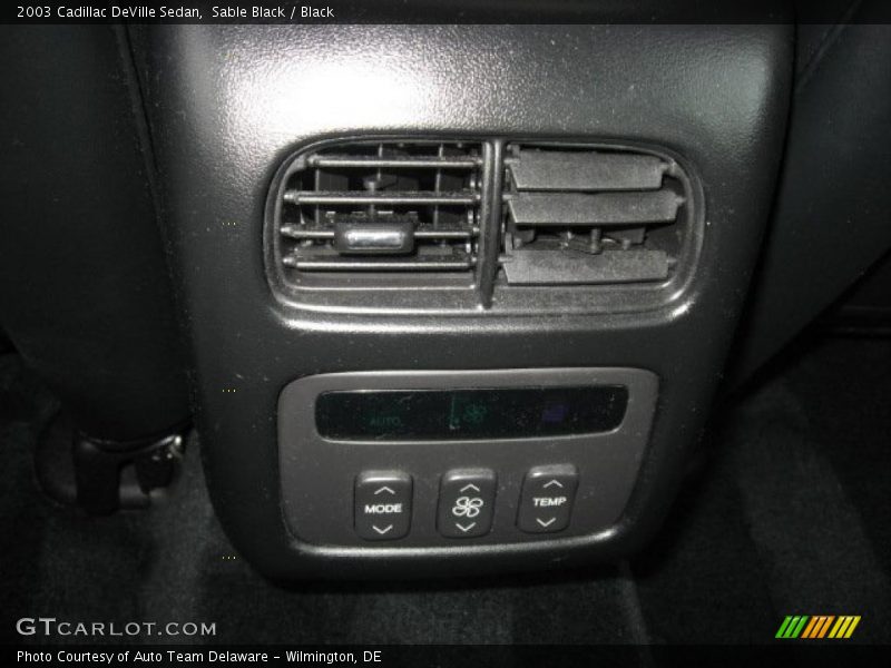 Sable Black / Black 2003 Cadillac DeVille Sedan
