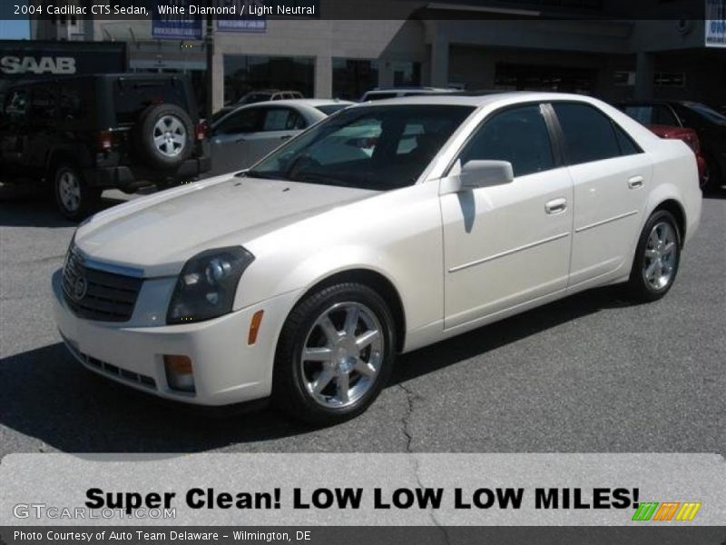 White Diamond / Light Neutral 2004 Cadillac CTS Sedan