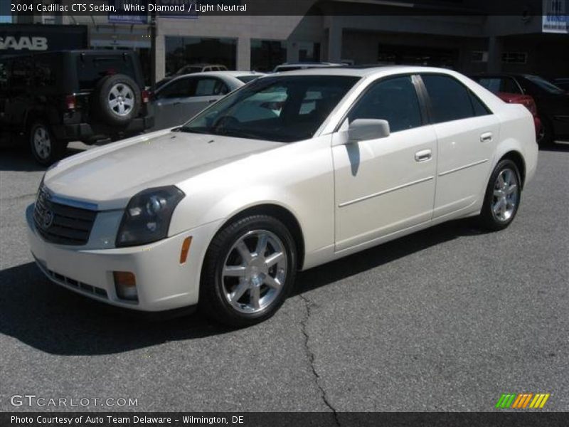 White Diamond / Light Neutral 2004 Cadillac CTS Sedan