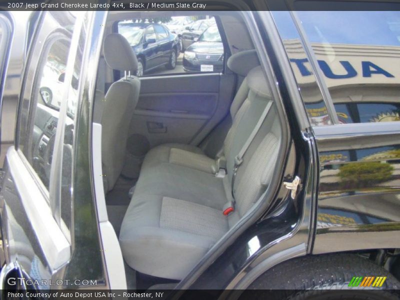 Black / Medium Slate Gray 2007 Jeep Grand Cherokee Laredo 4x4