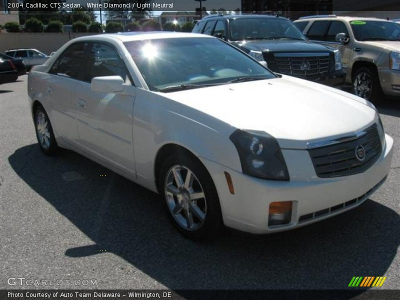 White Diamond / Light Neutral 2004 Cadillac CTS Sedan