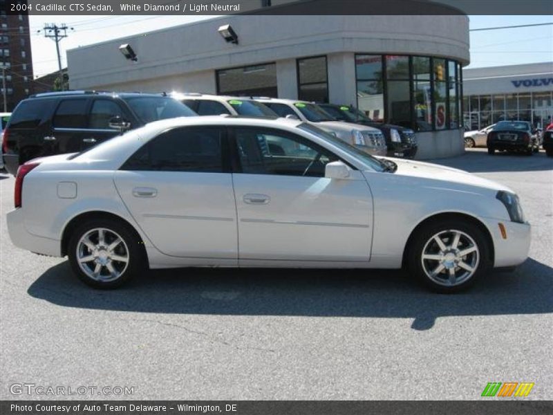White Diamond / Light Neutral 2004 Cadillac CTS Sedan