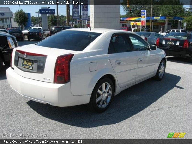 White Diamond / Light Neutral 2004 Cadillac CTS Sedan