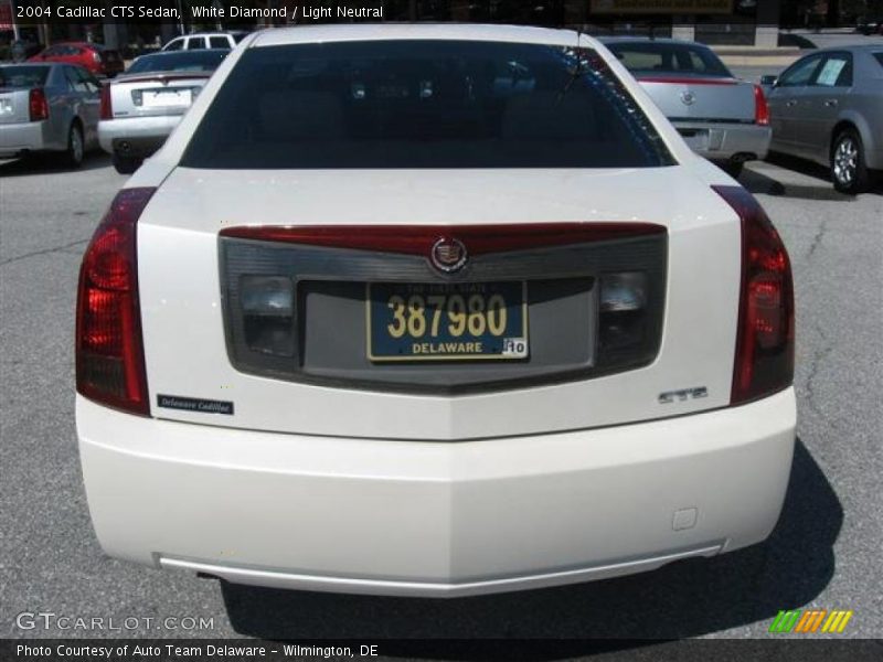 White Diamond / Light Neutral 2004 Cadillac CTS Sedan