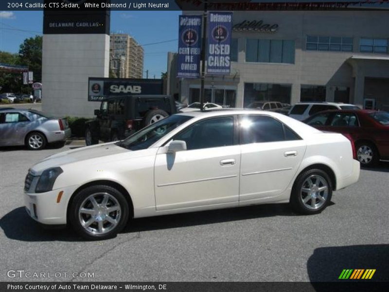 White Diamond / Light Neutral 2004 Cadillac CTS Sedan
