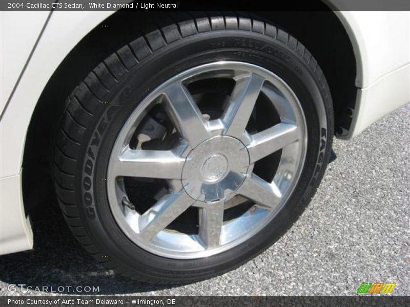 White Diamond / Light Neutral 2004 Cadillac CTS Sedan