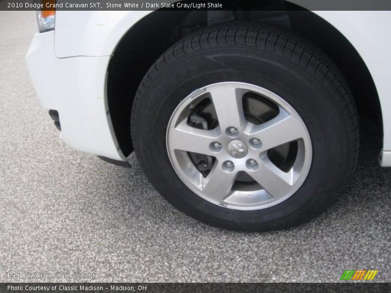 Stone White / Dark Slate Gray/Light Shale 2010 Dodge Grand Caravan SXT