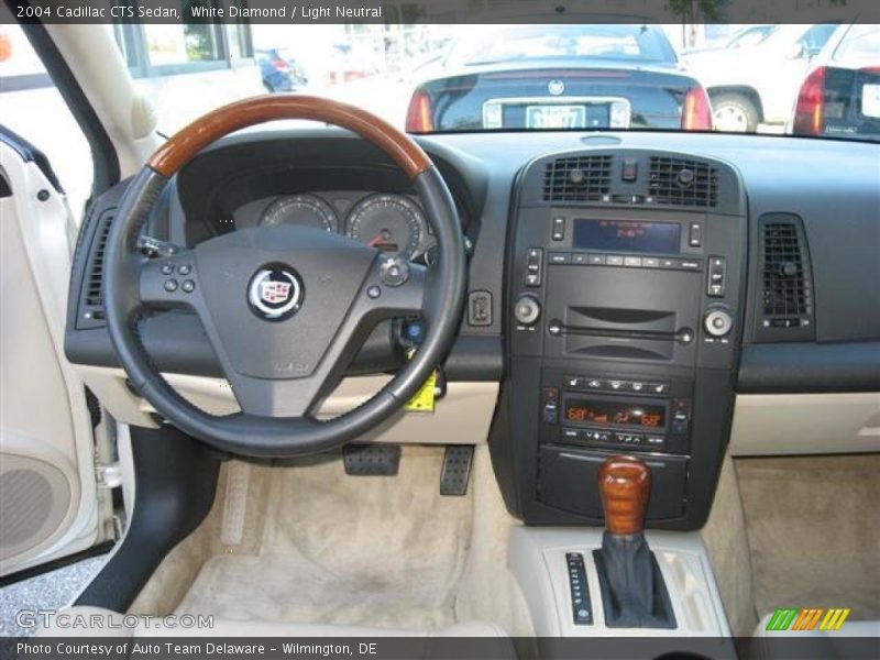 White Diamond / Light Neutral 2004 Cadillac CTS Sedan