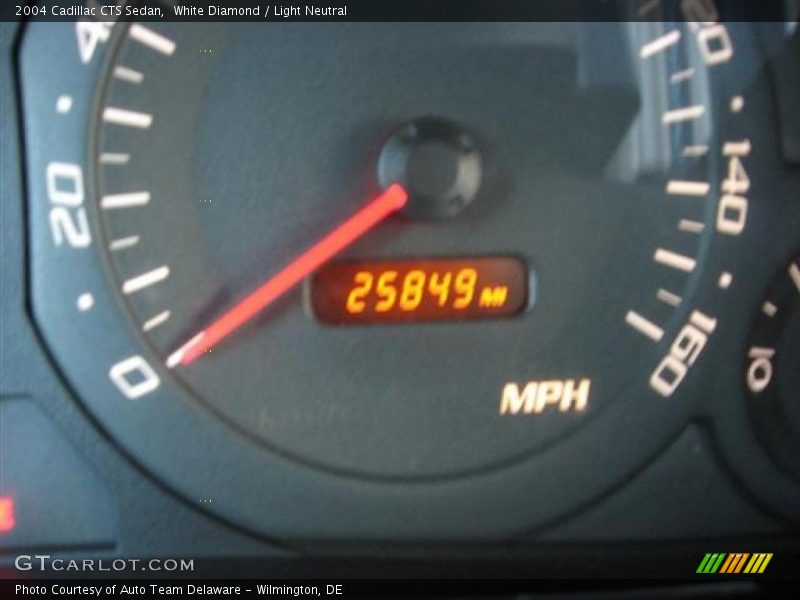 White Diamond / Light Neutral 2004 Cadillac CTS Sedan