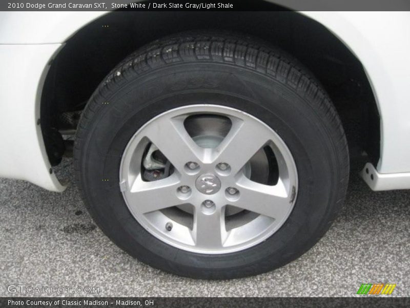 Stone White / Dark Slate Gray/Light Shale 2010 Dodge Grand Caravan SXT
