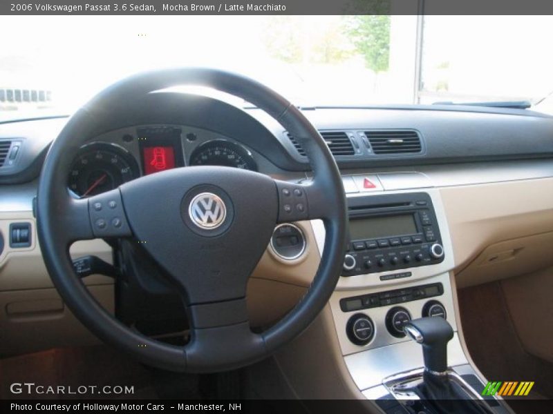 Mocha Brown / Latte Macchiato 2006 Volkswagen Passat 3.6 Sedan