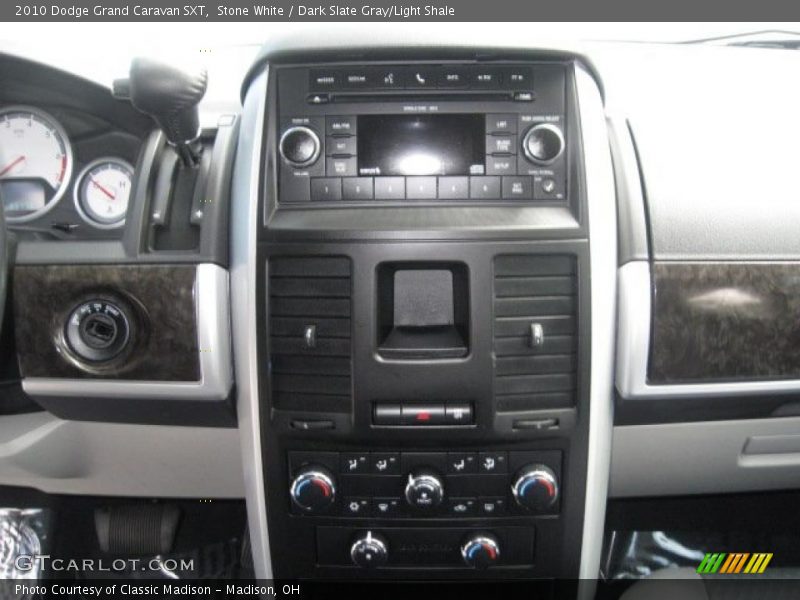 Stone White / Dark Slate Gray/Light Shale 2010 Dodge Grand Caravan SXT
