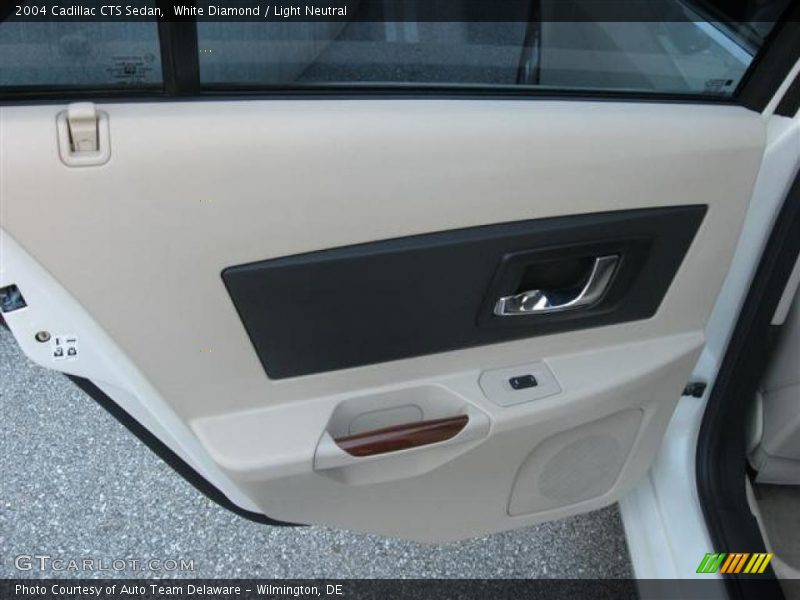 White Diamond / Light Neutral 2004 Cadillac CTS Sedan