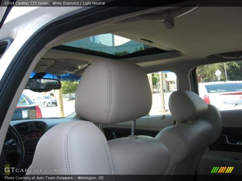 White Diamond / Light Neutral 2004 Cadillac CTS Sedan