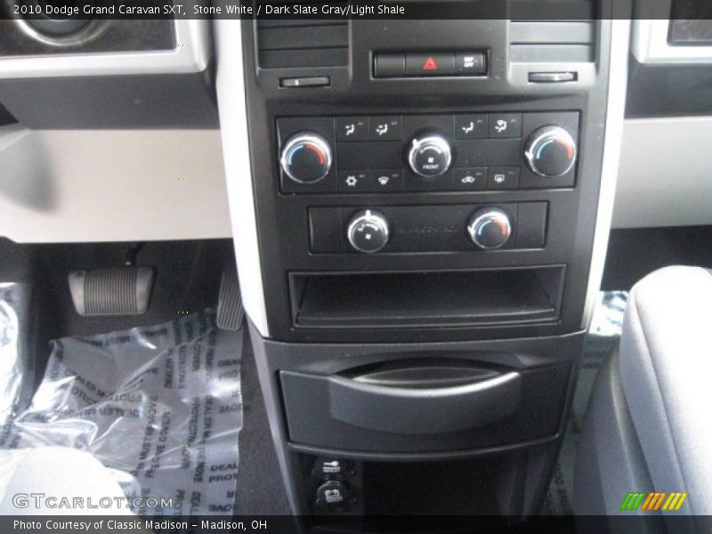 Stone White / Dark Slate Gray/Light Shale 2010 Dodge Grand Caravan SXT