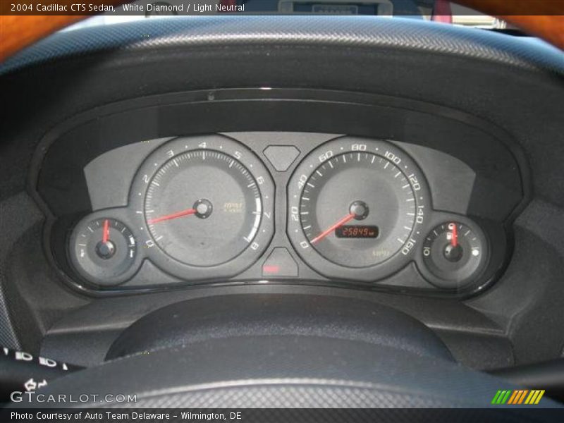 White Diamond / Light Neutral 2004 Cadillac CTS Sedan