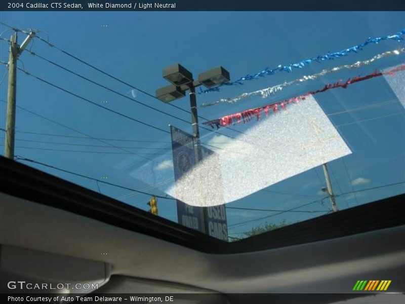 White Diamond / Light Neutral 2004 Cadillac CTS Sedan