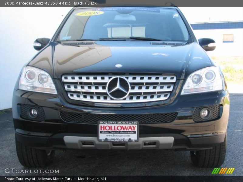 Black / Black 2008 Mercedes-Benz ML 350 4Matic