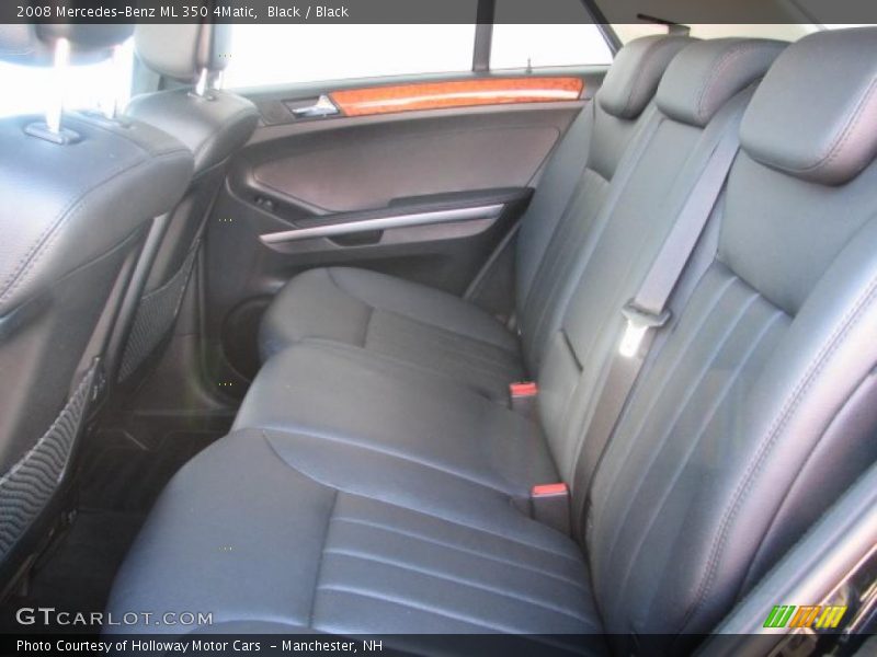 Black / Black 2008 Mercedes-Benz ML 350 4Matic